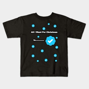 Blue Tick Christmas Kids T-Shirt